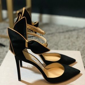 Jimmy Choo Kelley 100 Suede Pump